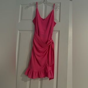 Lilly Pulitzer Alisa wrap dress in hot pink